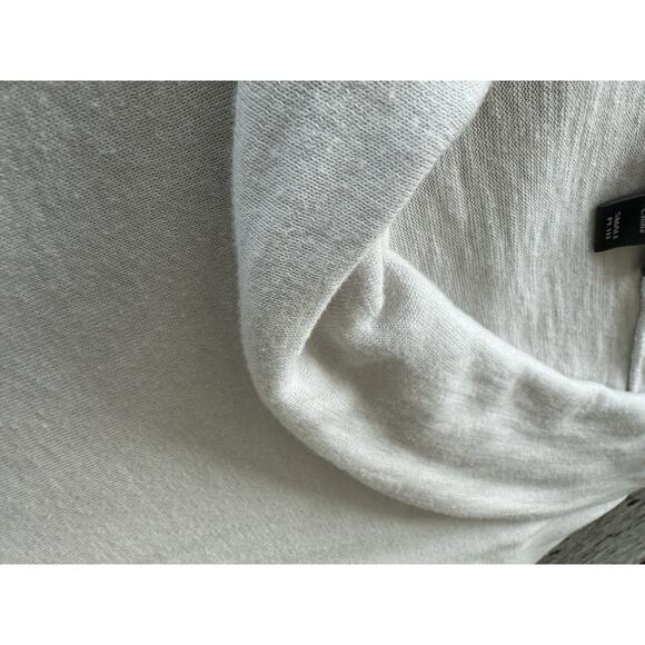 Alo White Long Sleeve Cowl Neck Pullover Top Kangaroo Pocket Women's Small - Picture 12 of 16